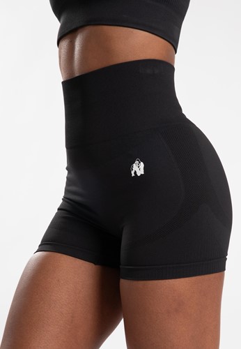 Gorilla Wear Olivia Seamless Shorts - Zwart