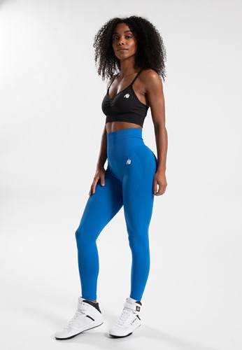 Gorilla Wear Olivia Seamless Leggings - Blauw-3