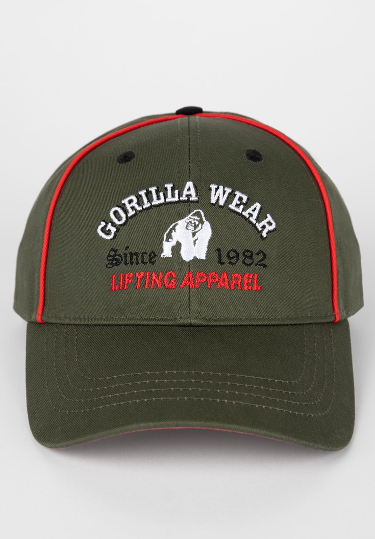 Gorilla Wear Lugo Cap - Army Green | Fitnessbenelux.nl