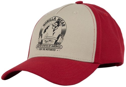 Gorilla Wear Buckley Pet - Rood/Beige
