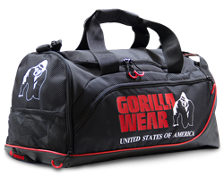 Jerome Gym Bag -  Black/Red
