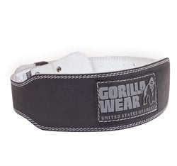 Gorilla Wear 4 Inch Gevoerde Lederen Halterriem - L/XL