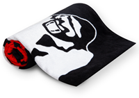 Gorilla Wear Functional Gym Towel - handdoek - Zwart/Rood-2