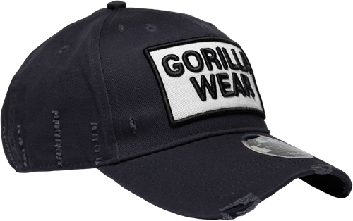 Gorilla Wear Harrison Pet - Zwart/Wit-3