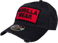 Gorilla Wear Harrison Pet - Zwart/Rood