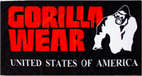 Gorilla Wear Functional Gym Towel - handdoek - Zwart/Rood-3