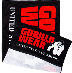 Functional Gym Towel - Black/Red