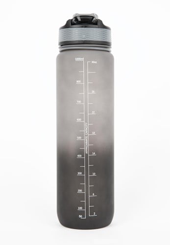 Gorilla Wear Gradient Waterfles - 1000 ml - Zwart/Grijs-3