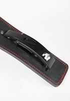 Gorilla Wear Halterriem - 4 Inch Premium Leather Lever Belt - Zwart-3