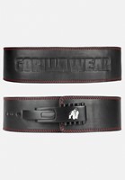 Gorilla Wear Halterriem - 4 Inch Premium Leather Lever Belt - Zwart
