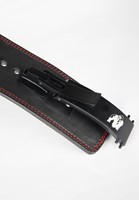 Gorilla Wear Halterriem - 4 Inch Premium Leather Lever Belt - Zwart