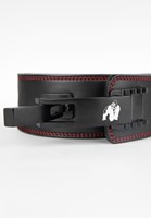 Gorilla Wear Halterriem - 4 Inch Premium Leather Lever Belt - Zwart