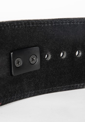 Gorilla Wear Halterriem - 4 Inch Premium Leather Lever Belt - Zwart