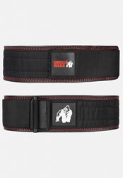 Gorilla Wear Halterriem - 4 Inch Premium Leather Lifting Belt - Zwart