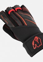 Gorilla Wear Dallas Wrist Wrap Handschoenen 2.0 - Zwart/Rood-2