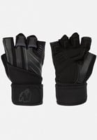 Gorilla Wear Dallas Wrist Wrap Handschoenen 2.0 - Zwart/Grijs