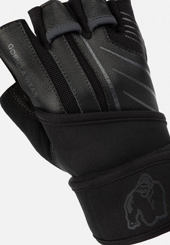 Gorilla Wear Dallas Wrist Wrap Handschoenen 2.0 - Zwart/Grijs-2