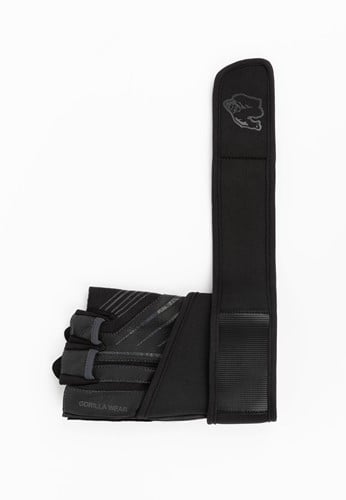 Gorilla Wear Dallas Wrist Wrap Handschoenen 2.0 - Zwart/Grijs-3