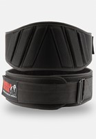 Gorilla Wear Lifting Belt 6 Inch Padded Mesh - Zwart