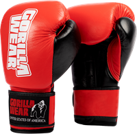 Gorilla Wear Ashton Pro Bokshandschoenen - Rood/Zwart