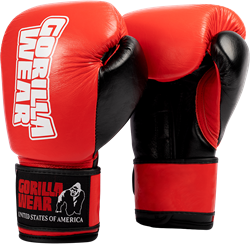 Gorilla Wear Ashton Pro Bokshandschoenen - Rood/Zwart
