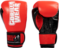 Gorilla Wear Ashton Pro Bokshandschoenen - Rood/Zwart-2