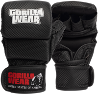 Gorilla Wear Ely MMA Bokshandschoenen - Zwart/Wit
