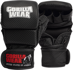 Gorilla Wear Ely MMA Bokshandschoenen - Zwart/Wit