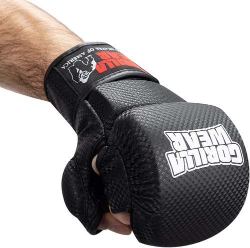 Gorilla Wear Ely MMA Bokshandschoenen - Zwart/Wit
