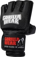 Gorilla Wear Manton MMA Handschoenen (Met Duim) - Zwart/Wit-3