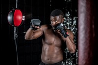 Gorilla Wear Ely MMA Bokshandschoenen - Zwart/Wit