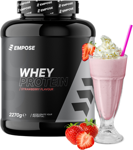 Empose Nutrition Whey Protein - Eiwit Poeder - Aardbei - 2270 gram-2