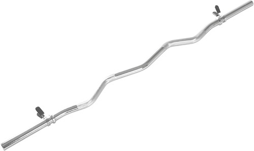 VirtuFit Curlstang - EZ Halterstang - 120 cm - Veerclip - 30 mm-3