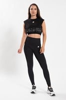 Gorilla Wear Albion Oversized Crop Top - Zwart-3