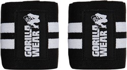 Gorilla Wear Ankle Wraps - Black/White