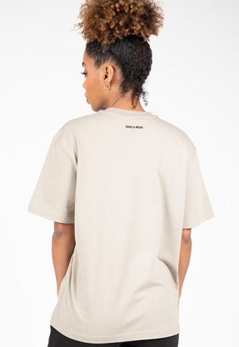 Gorilla Wear Bixby Oversized T-Shirt - Beige-2
