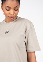 Gorilla Wear Bixby Oversized T-Shirt - Beige