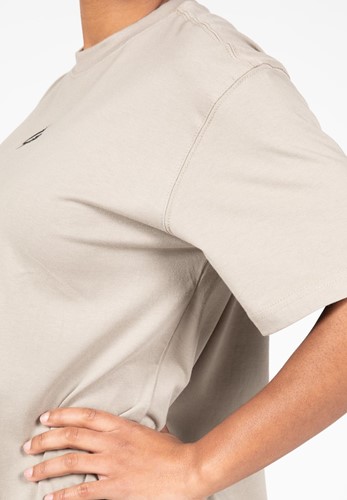 Gorilla Wear Bixby Oversized T-Shirt - Beige