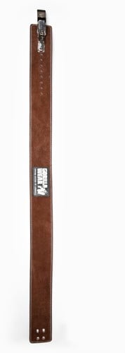 Gorilla Wear 4 Inch Leren Lever Lifting Belt - Bruin-2