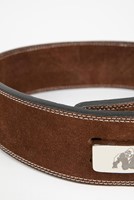 Gorilla Wear 4 Inch Leren Lever Lifting Belt - Bruin