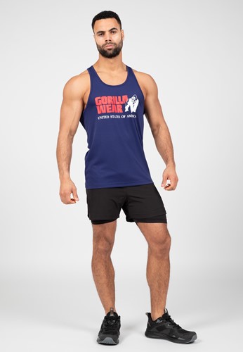 Gorilla Wear Classic Training Tank Top - Marine blauw-3