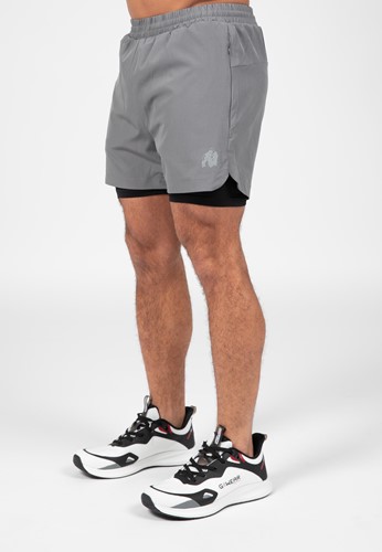 Gorilla Wear Cortez 2-in-1 Shorts - Antraciet