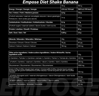 Empose Nutrition Diet Shake - Banaan - 600 gram-2