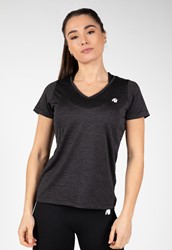 Elmira V-Neck T-Shirt - Black - L
