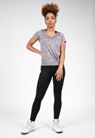 Gorilla Wear Elmira V-Hals T-Shirt - Grijs Gemeleerd-3