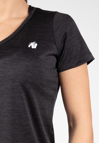 Gorilla Wear Elmira V-Hals T-Shirt - Zwart