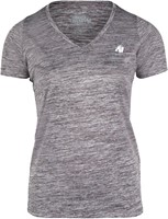 Gorilla Wear Elmira V-Hals T-Shirt - Grijs Gemeleerd