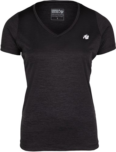 Gorilla Wear Elmira V-Hals T-Shirt - Zwart