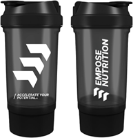 Empose Nutrition Shake Beker - 650 ml - Zwart