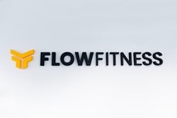 Flow Fitness Piepschuim Logo 200 cm